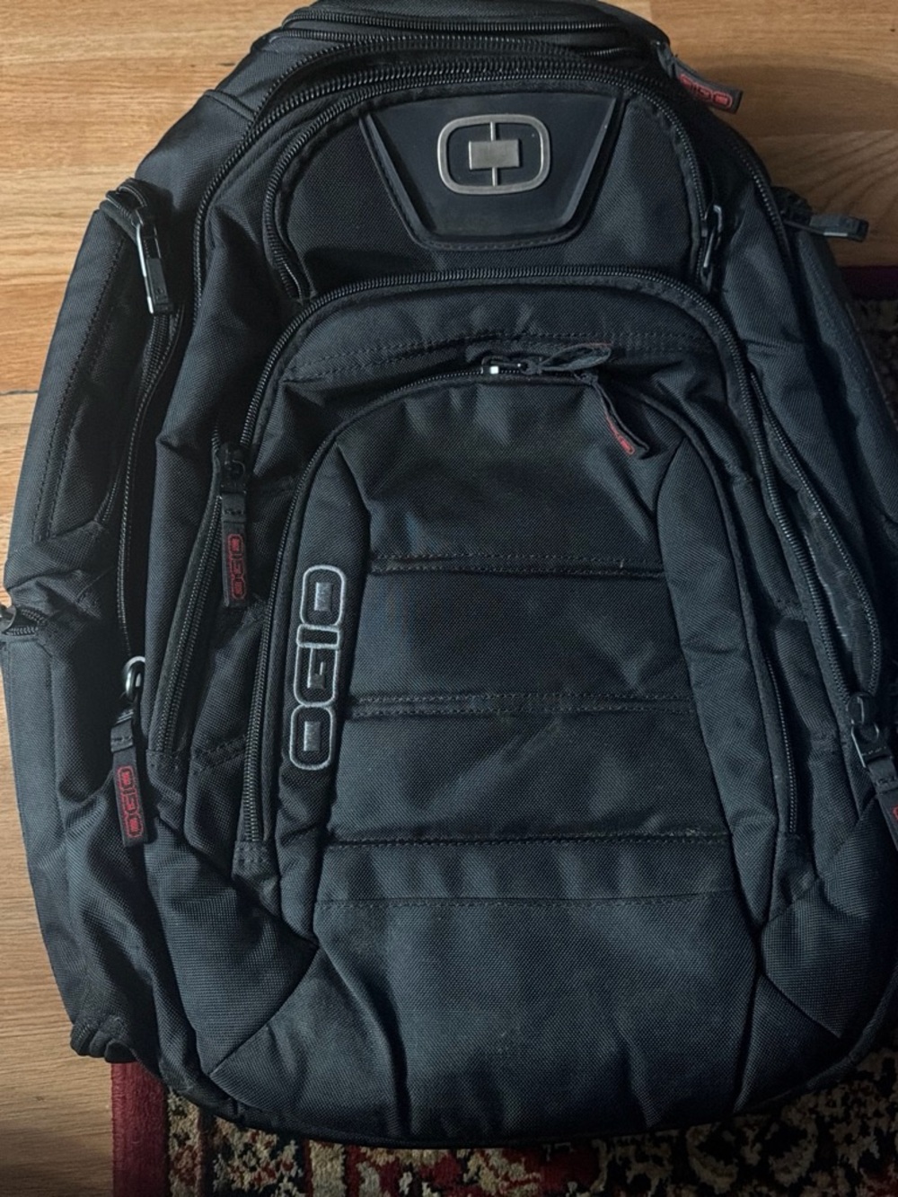 OGIO Black Everyday Tech Backpack with Multiple Compartments